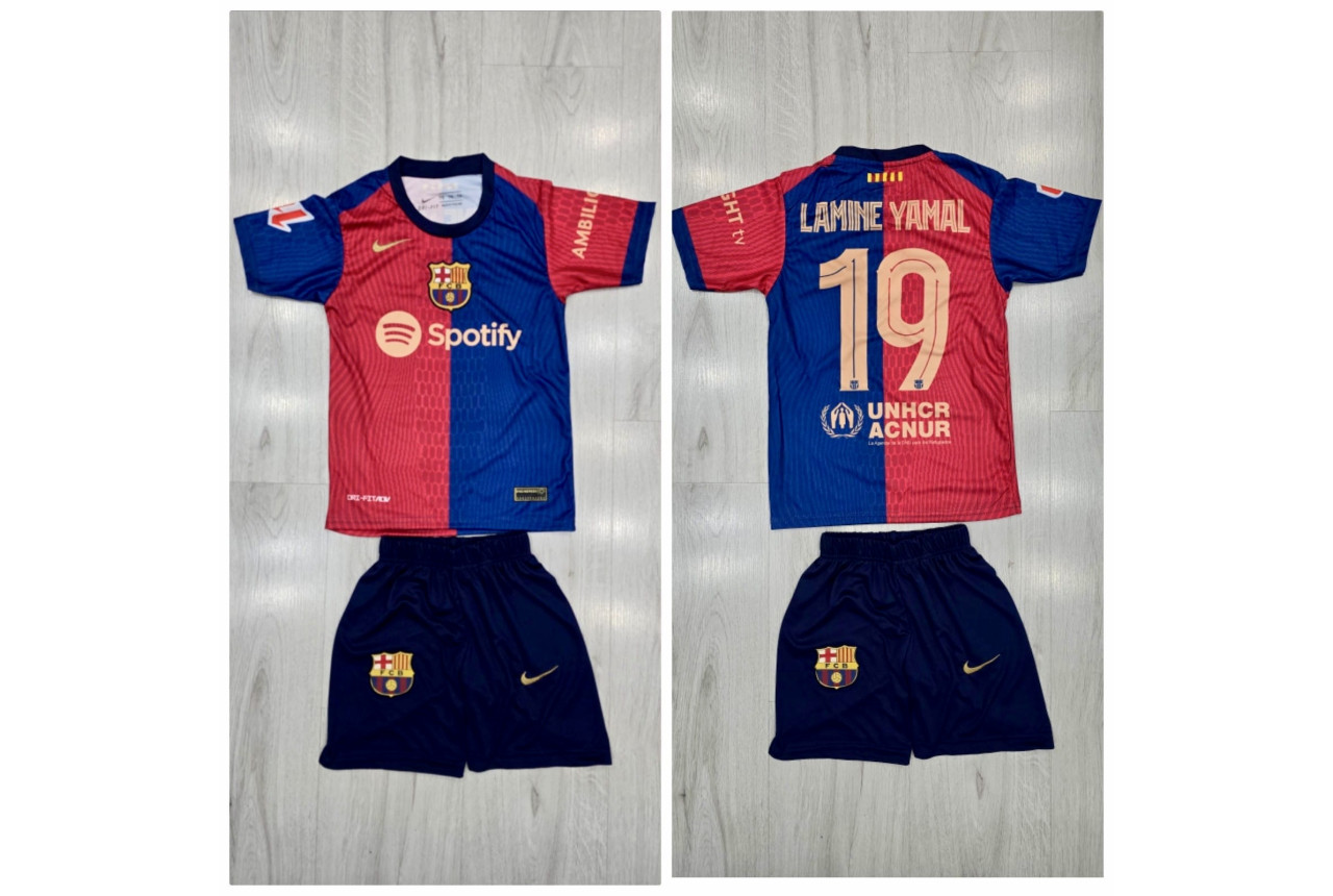 8352 Детски футболен комплект Barcelona LAMINE YAMAL 19
